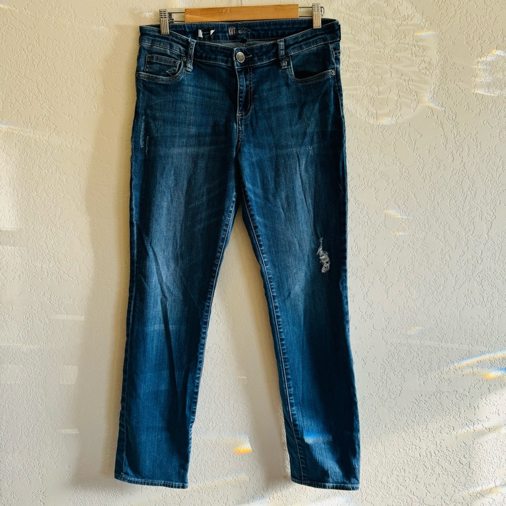 Kut from the Kloth Women's Dark Blue Boyfriend Jeans - 10